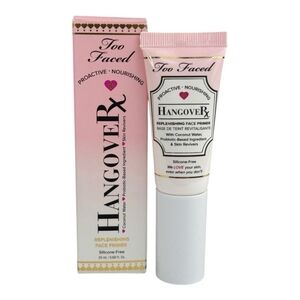 Too Faced Hangover RX Replenishing Face Primer Silicone Free .68oz Travel Size